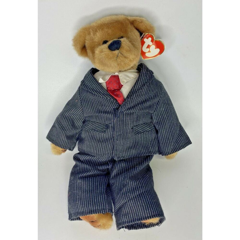 1993 Ty Beanie Baby "William" Retired Dress For Success Bear BB4